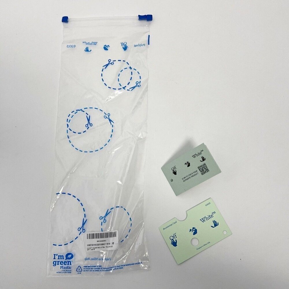 Off-White Polybag Plastic For Key holder With Inserts